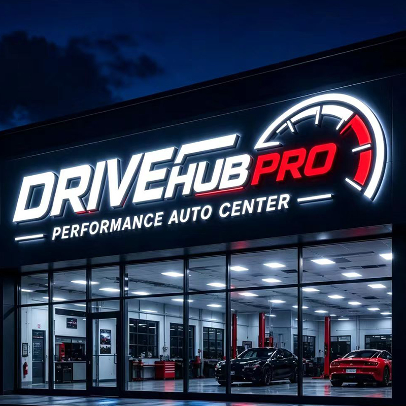 Insegna Luminosa a LED Persona - Auto Repair Shop Logo Design recensione e prezzo